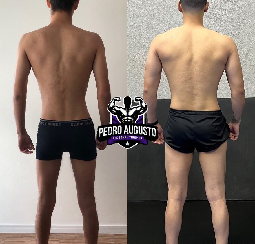 Transformação de aluno, antes e depois